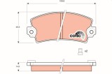 TRW GDB148 COTEC set placute frana,frana disc