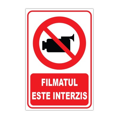 Indicator de interzicere &amp;bdquo;Filmatul este interzis&amp;rdquo; foto