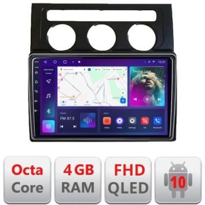 Navigatie VW Touran 2003-2009 clima automata B-touran2 Android Ecran QLED octa core 4+64 carplay android auto kit-touran2+EDT-E310V3 CarStore Technolo foto