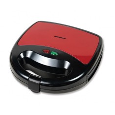 Sandwich Maker Heinner Garnet, 750 W, plite fixe, invelis antiaderent, grill, sistem blocare, indicator luminos, Rosu foto