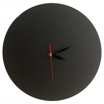 Ceas de perete metalic Krodesign Intense Black, diametru 31 cm foto