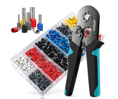 Cleste serizare HSC8 6-4A 1200buc ferule set foto