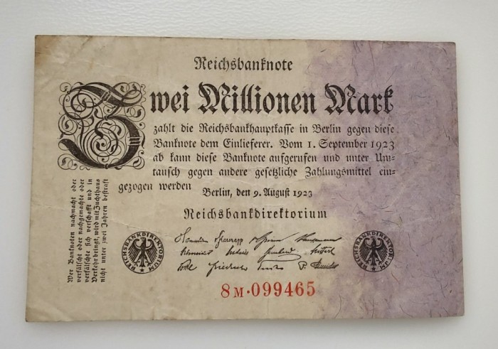 Germania - 2 Milioane Mark 1923