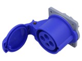 Conector alimentare AC trifazate soclu mamă 16A 415V AMPHENOL IP44