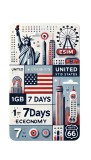 ESIM United States 1GB 7Days Economy