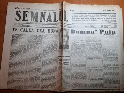 semnalul 6 noiembrie 1947-art. cezar petrescu,maria tanase foto