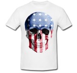 Cumpara ieftin Tricou &quot; Skull american flag &quot;