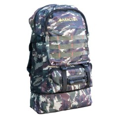 Rucsac pescar Baracuda B16, cu volum variabil 50 sau 60 litri, camuflaj verde foto