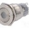 Intrerupator anti-vandalism, ON-ON, &Oslash;19mm, ONPOW - LAS1-AGQPF-11ZD/G/12V/S