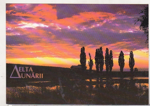 bnk cp Delta Dunarii - Apus langa Manastirea Saun - necirculata