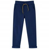 Pantaloni pentru copii cu snur, bleumarin, 104 GartenMobel Dekor, vidaXL