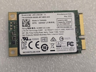 Solid-State Drive (SSD) Lite-On 256GB mSATA Mini PCIe D LMH-256V2M-11 foto