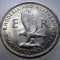 F.566 RHODESIA AND NYASALAND ELIZABETH II 2 TWO SHILLINGS 1956 XF/AUNC