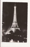 FV2-Carte Postala- FRANCE -Paris, la Tour Eiffel la nuit, circulata 1963