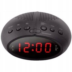 Radio Cu Ceas, Ecran LED, afisaj digital, FM, USB, Alarma Dual, HAPPY SHEEP foto