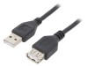 Cablu USB 2.0 A-A 4,5m Negru, Gembird