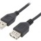 Cablu USB 2.0 A-A 4,5m Negru