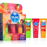 Skins Fruity Sampler Tubes set de geluri lubrifiante