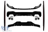 Kit de caroserie si difuzor M Performance Design Design cu iesiri de evacuare cromate M5, potrivit pentru BMW Seria 5 G30 2017-2020 Performance AutoTu