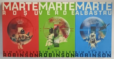 TRILOGIA MARTE ( ROSU / VERDE / ALBASTRU ) , VOLUMELE I - III de KIM STANLEY ROBINSON , 2023 foto