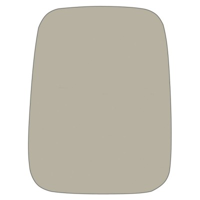 Geam oglinda Ford Transit (Ve6/ Ve64) 1985-1995, Stanga=Dreapta, Crom, Fara incalzire, Convex, pentru oglinzi scurt/lungi 195x140mm foto