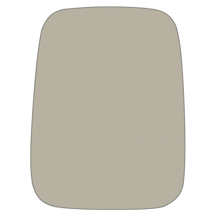 Geam oglinda Ford Transit (Ve6/ Ve64) 1985-1995, Stanga=Dreapta, Crom, Fara incalzire, Convex, pentru oglinzi scurt/lungi 195x140mm