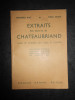 MAURICE RAT, PAUL GUTH - EXTRAITS DES OEUVRES DE CHATEAUBRIAND (1950)