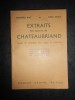 MAURICE RAT, PAUL GUTH - EXTRAITS DES OEUVRES DE CHATEAUBRIAND (1950)