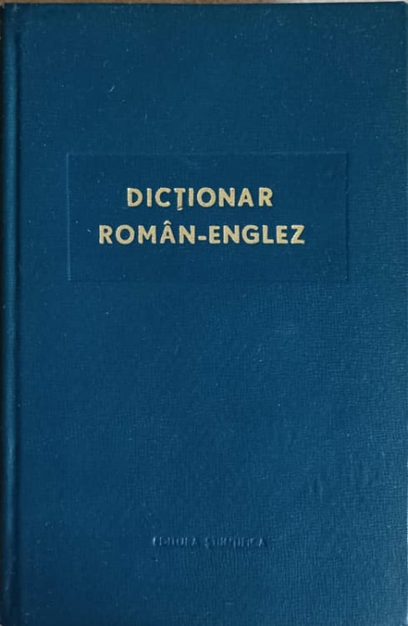 DICTIONAR ROMAN-ENGLEZ 30.000 DE CUVINTE-LEON LEVITCHI-231648