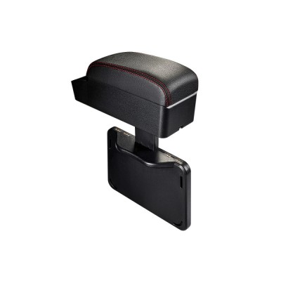 COTIERA UNIVERSALA CULOARE NEAGRA SI CUSATURA ROSIE COD: 1309 foto