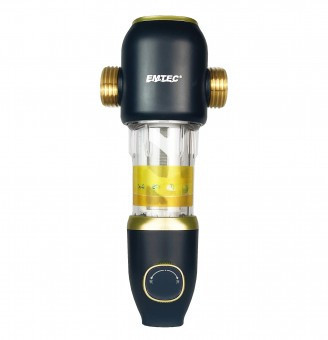 Filtru sedimente EMTEC 3/4&amp;quot;, cu purjare, sita inox 40 microni foto