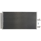 Condensator climatizare AC Volvo S60/V60 19, S60/V60, S90/V90, Xc60, motor: 2.0 d, Condensator cu uscator integrat, 720x340x16, Valeo, miez si