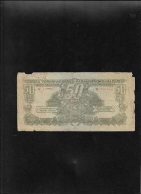 Rar! Ungaria 50 pengo 1944 seria422267 uzata foto