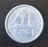 Moneda Saint Pierre si Miquelon - 1 Franc 1948