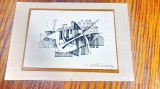 G23-I-XENIA ERACLIDE VREME-Sotie Leon Vreme- Felicitare sarbatori cu minigrafica
