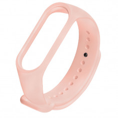 Bratara de schimb din silicon, pentru Xiaomi Mi Band 3 / Mi Band 4, Soft Pink #1