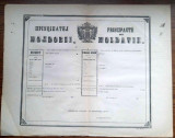 Moldova anii 1850 pasaport bilingv pentru alte tari decat cele vecine, Romania pana la 1900, Documente