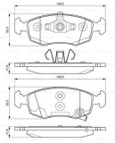 BOSCH 0 986 494 537 set placute frana disc