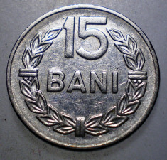 7.683 ROMANIA RSR 15 BANI 1966 foto