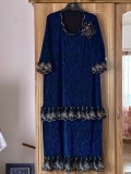 Rochie eleganta xxxl, Albastru, XXXXL