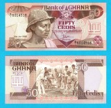 Ghana (pick 25) 50 Cedis 1986 UNC serie: 6014518