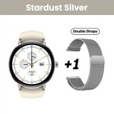 Cumpara ieftin Smartwatch Zeblaze Lily 2 Argintiu, 1.2 Ultra HD AMOLED, HRV, ECG, Monitorizare sanatate, Functii sport, Bluetooth Call, 200 mAh, Android 5.0 or iOS 1