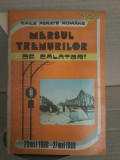 Mersul trenurilor de calatori 29 mai 1988 - 27 mai 1989