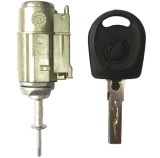 Butuc yala cilindru usa stanga fata cu cheie Techstar, compatibil Audi A6 C5 / Allroad / S6 (1997&ndash;2005), cod OE 4B1837063A (echiv. 4B1837063)