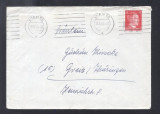 Germany REICH 1944 Postal History Rare Cover Vienna to Thuringen D.661