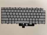 Tastatura Laptop, Dell, XPS 13 9315, P153G, P153G001, iluminata, albastru deschis, layout US