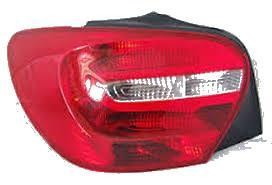Stop spate lampa Mercedes Clasa A (W176), 06.12-, spate, omologare ECE, fara suport bec, 1769060100; A1769060100, Stanga foto