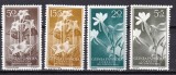 Guineea spaniola 1956 flori MI 323-326 MNH