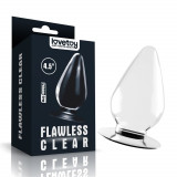 Flawless Clear - Dop Anal Transparent, 11.5 cm, Orion