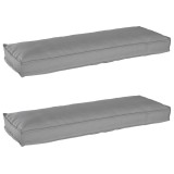 Set de perne pentru palet 2 pcs Gri 120 x 40 x 8 cm